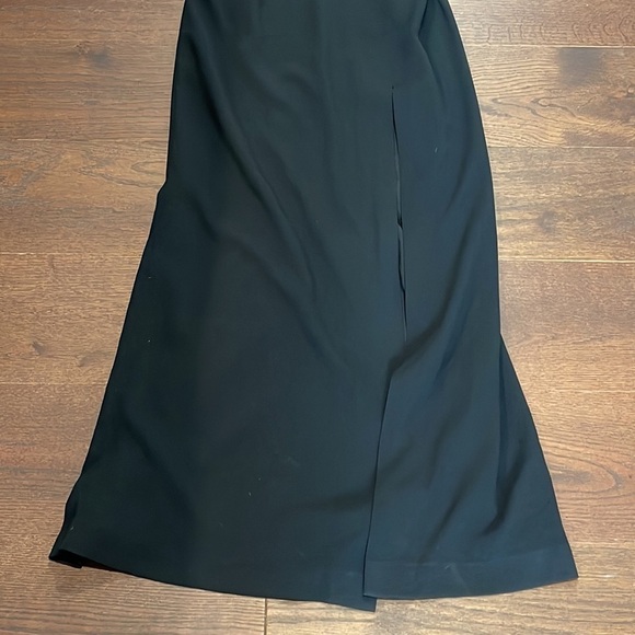 Halston Black Women’s Long Dress Size 2 - Picture 4 of 8